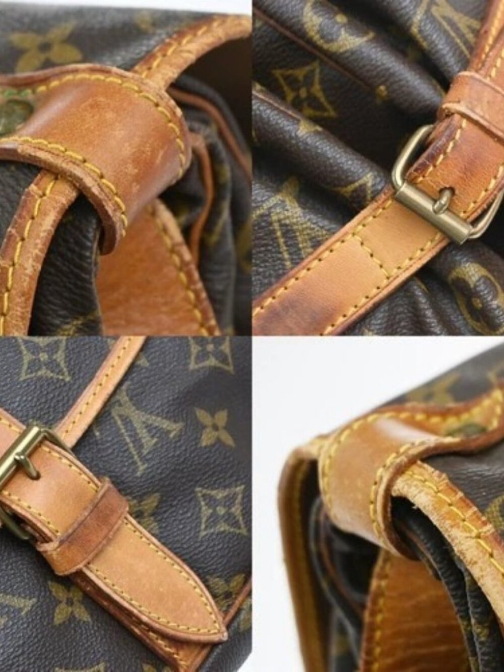 LOUIS VUITTON Saumur 35 Shoulder Bag Monogram Leather BN France M42254 87EG370 - Picture 9 of 15